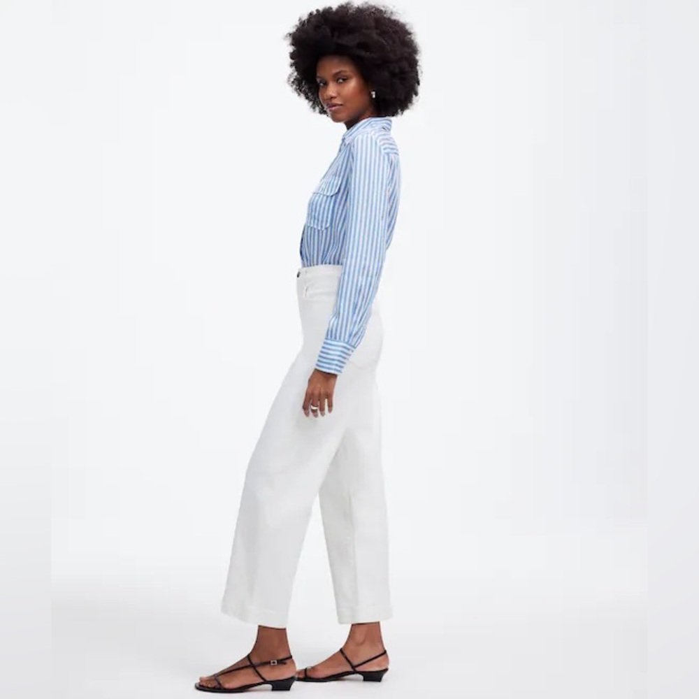 Madewell The Perfect Vintage Wide-Leg Crop Jeans - Picture 3 of 9